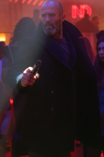 Jason Statham Shelter Michael Mason Black Coat
